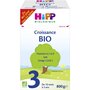 HIPP Lait de croissance bio en poudre de 10 mois à 3 ans 800g