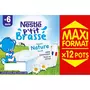 NESTLE Nestlé ptit brassé nature 12x100g
