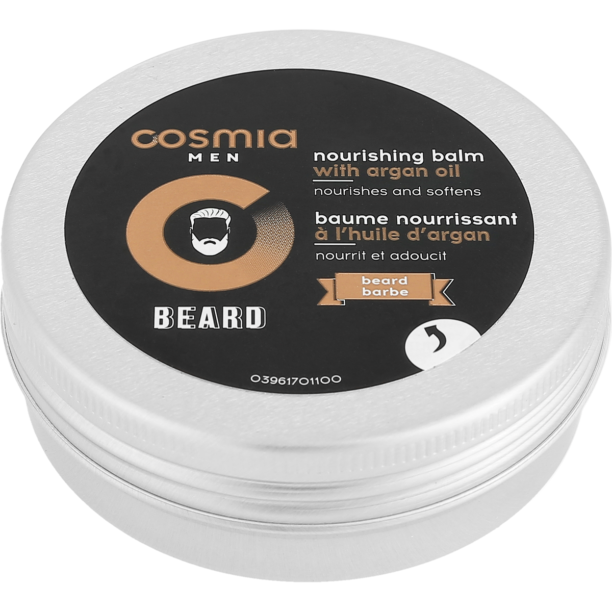 COSMIA BY AUCHAN Cosmia men baume nourrissant barbe à l'huile d'argan 50ml