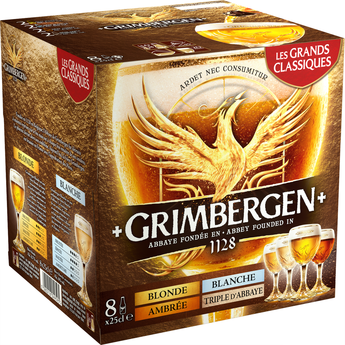 GRIMBERGEN Grimbergen coffret multisaveur 6,8° -8x25cl