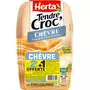 HERTA Tendre Croc' chèvre et jambon 2 lots + 1 offert 630g