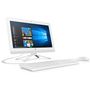 Voir la diapositive 4 : HP Ordinateur de bureau All in One PC 20-c402nf - APU AMD E2-9000 1.8 GHz - 500 Go - 19.5 pouces - Blanc