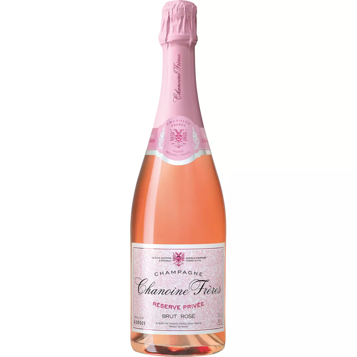 CHANOINE AOP Champagne rosé réserve privée 75cl