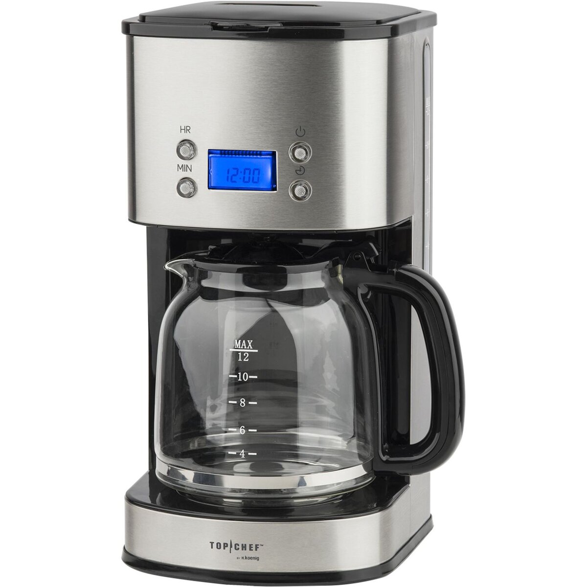 TOP CHEF Cafetière programmable Top Chef by H. Koenig TOPC558  - Inox