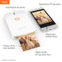 Voir la diapositive 2 : HP Imprimante photo portable - HP Sprocket Plus - Blanc