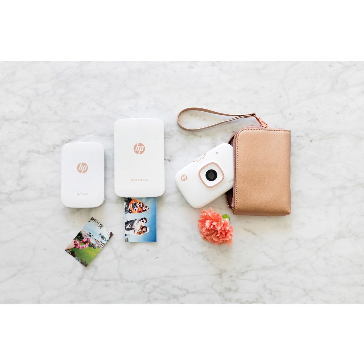 HP Imprimante photo portable - HP Sprocket Plus - Blanc