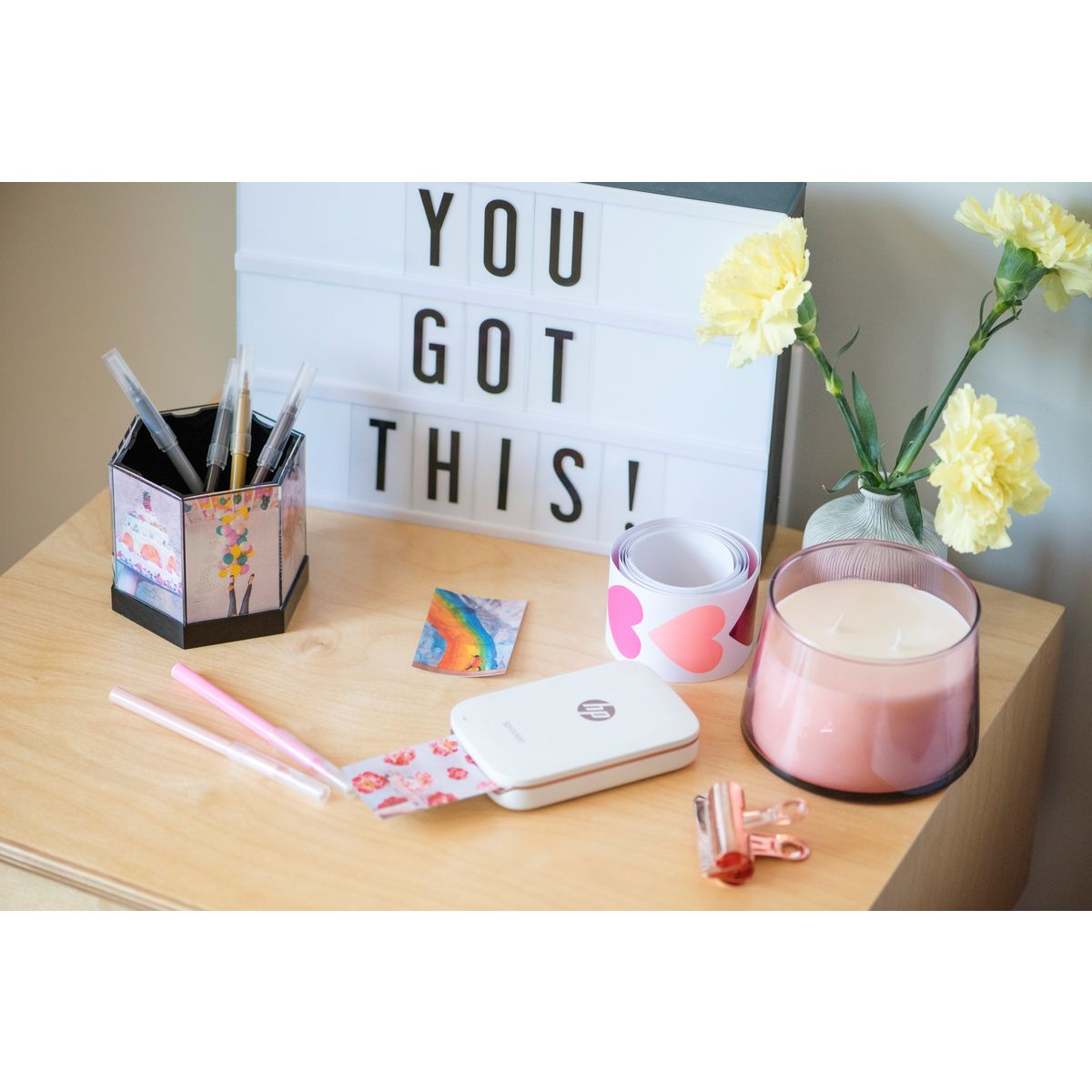 HP Imprimante photo portable - HP Sprocket Plus - Blanc