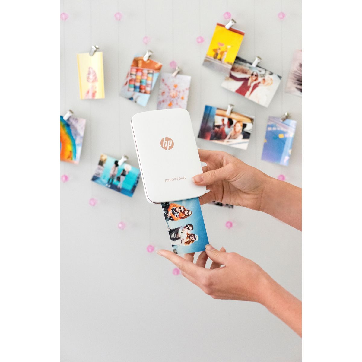 HP Imprimante photo portable - HP Sprocket Plus - Blanc