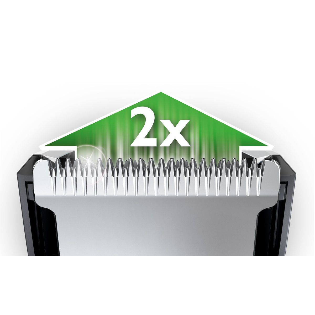 PHILIPS Tondeuse HC5440/80 Noir 24 hauteurs de coupe 75 min d'autonomie Technologie DualCut