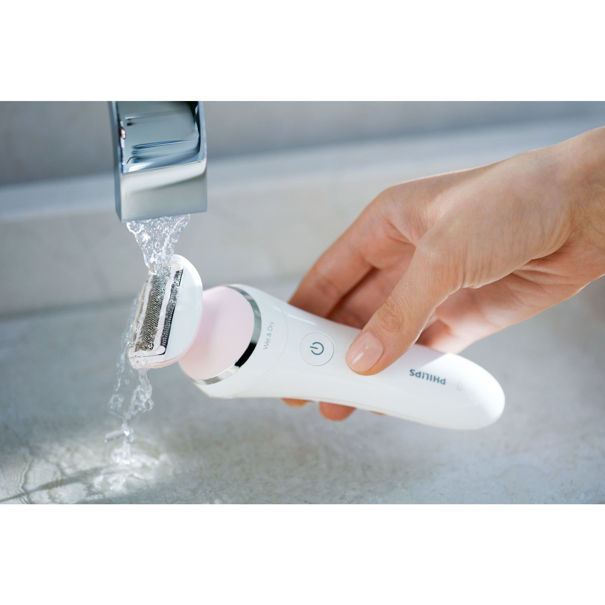 Voir la diapositive 13 : PHILIPS Rasoir féminin BRE140/10 - Blanc