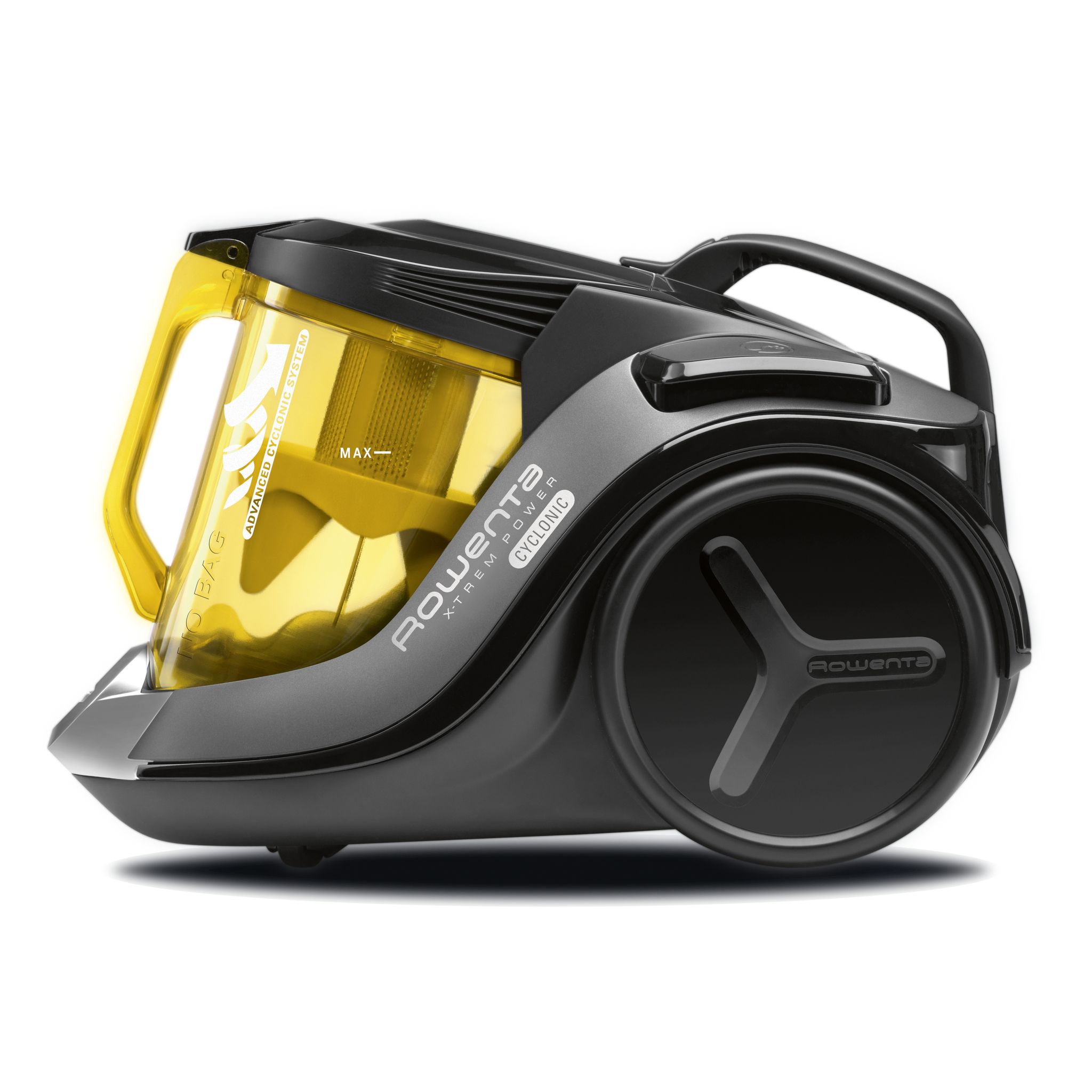 Voir la diapositive 4 : ROWENTA Aspirateur traîneau sans sac RO6984EA X-TREM Power Cyclonic - Noir et Jaune