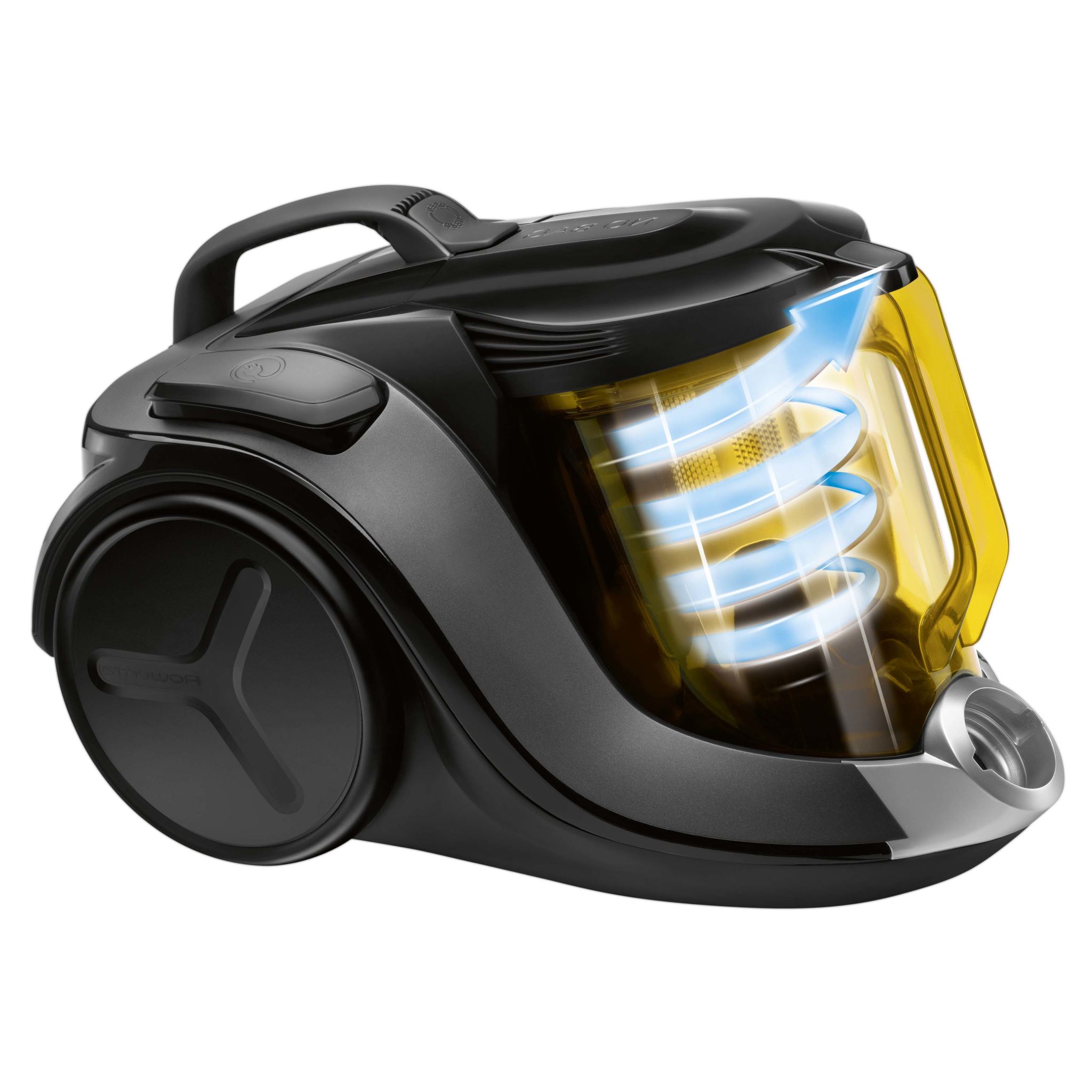 Voir la diapositive 12 : ROWENTA Aspirateur traîneau sans sac RO6984EA X-TREM Power Cyclonic - Noir et Jaune