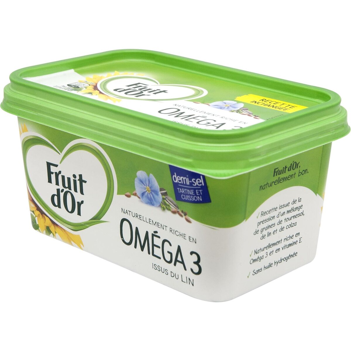 FRUIT D'OR Fruit d'Or oméga3 margarine demi-sel 510g