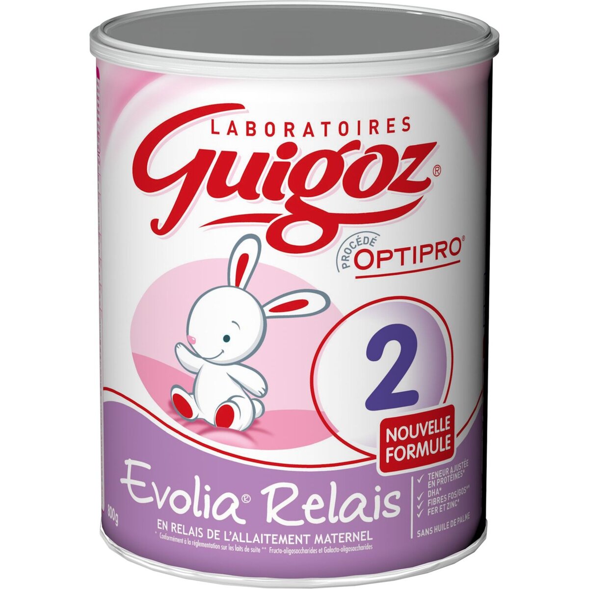 GUIGOZ Evolia Relais 2 lait 2ème âge en poudre dès 6 mois 800g