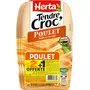 HERTA Tendre Croc' poulet 2 lots + 1 offert 630g