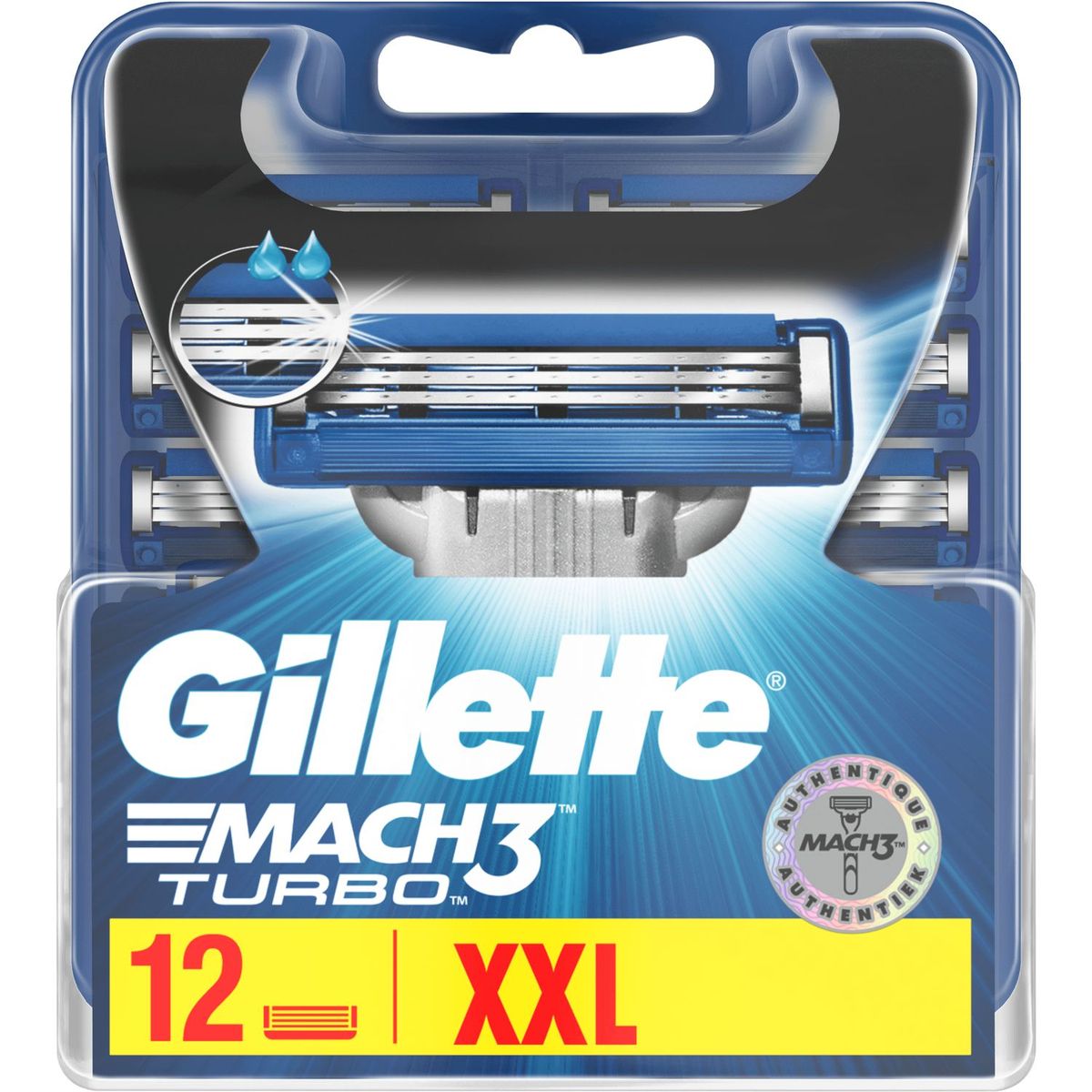 GILLETTE Gillette lames mach 3 turbo x12