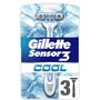 Voir la diapositive 3 : GILLETTE Gillette rasoir jetable sensor 3 cool x3