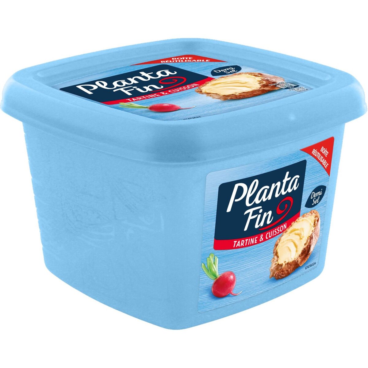 PLANTA FIN Planta fin margarine tartine & cuisson demi-sel 1kg