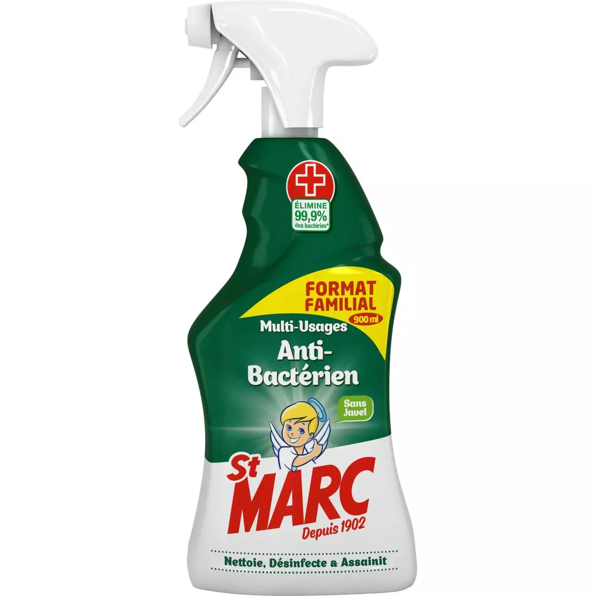 ST MARC Spray nettoyant multi-usages anti-bactérien 900ml