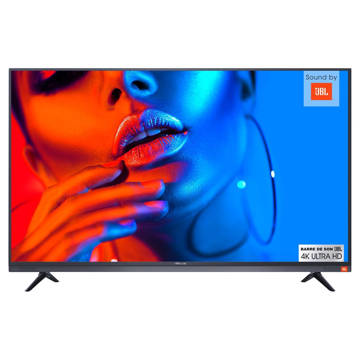 POLAROID Noise TBS494KP Série 8200 TV LED 4K Ultra HD 124 cm - Barre de son JBL intégrée