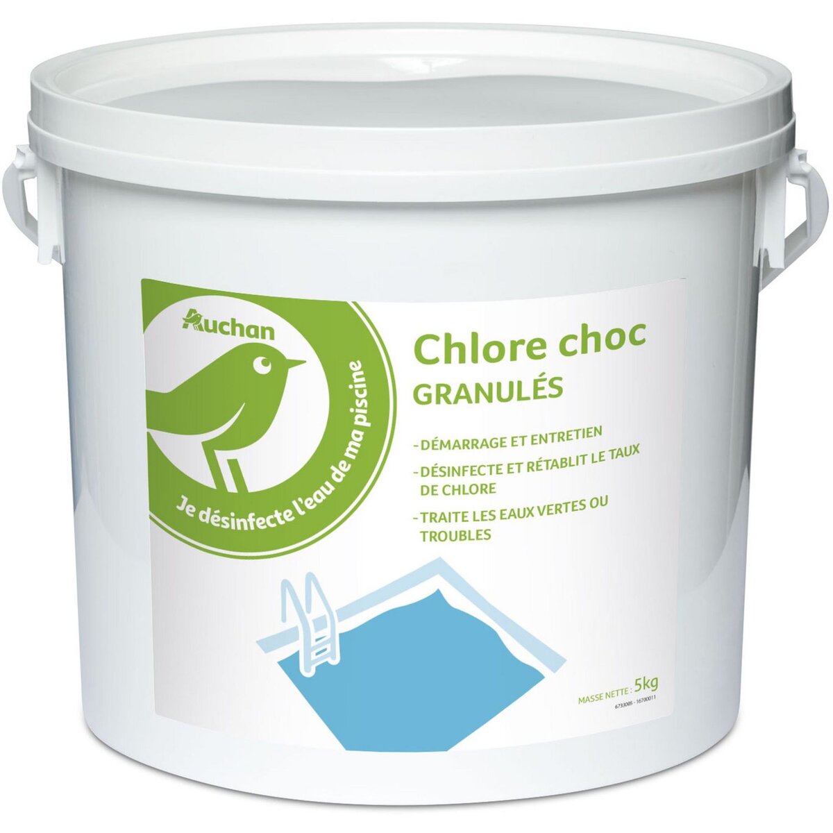 Chlore Choc Piscine Granulés 5 kg