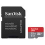 SANDISK Carte mémoire micro SDHC Ultra UHS-I - 32 Go + Adaptateur SD