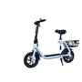 MOOVWAY Scooter électrique Pliable avec selle E-scooter City Moov Blanc