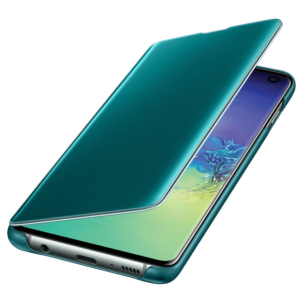 SAMSUNG Etui à rabat Clear View Cover pour Galaxy S10 - Vert