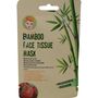 Voir la diapositive 3 : BAMBOO Masque visage en tissu au jus de fraise 1 masque