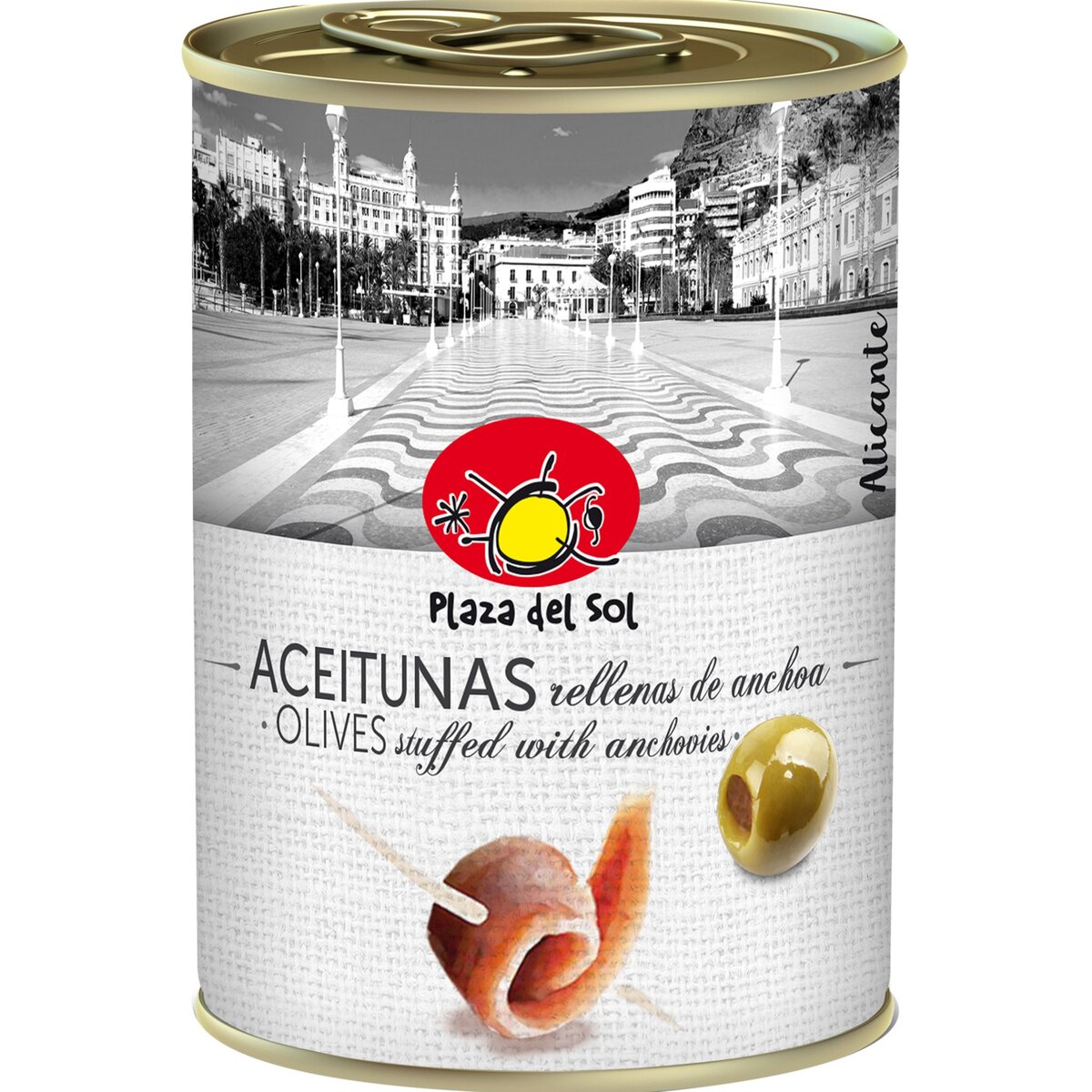PLAZA DEL SOL Plaza Del Sol olives farcies aux anchois 120g