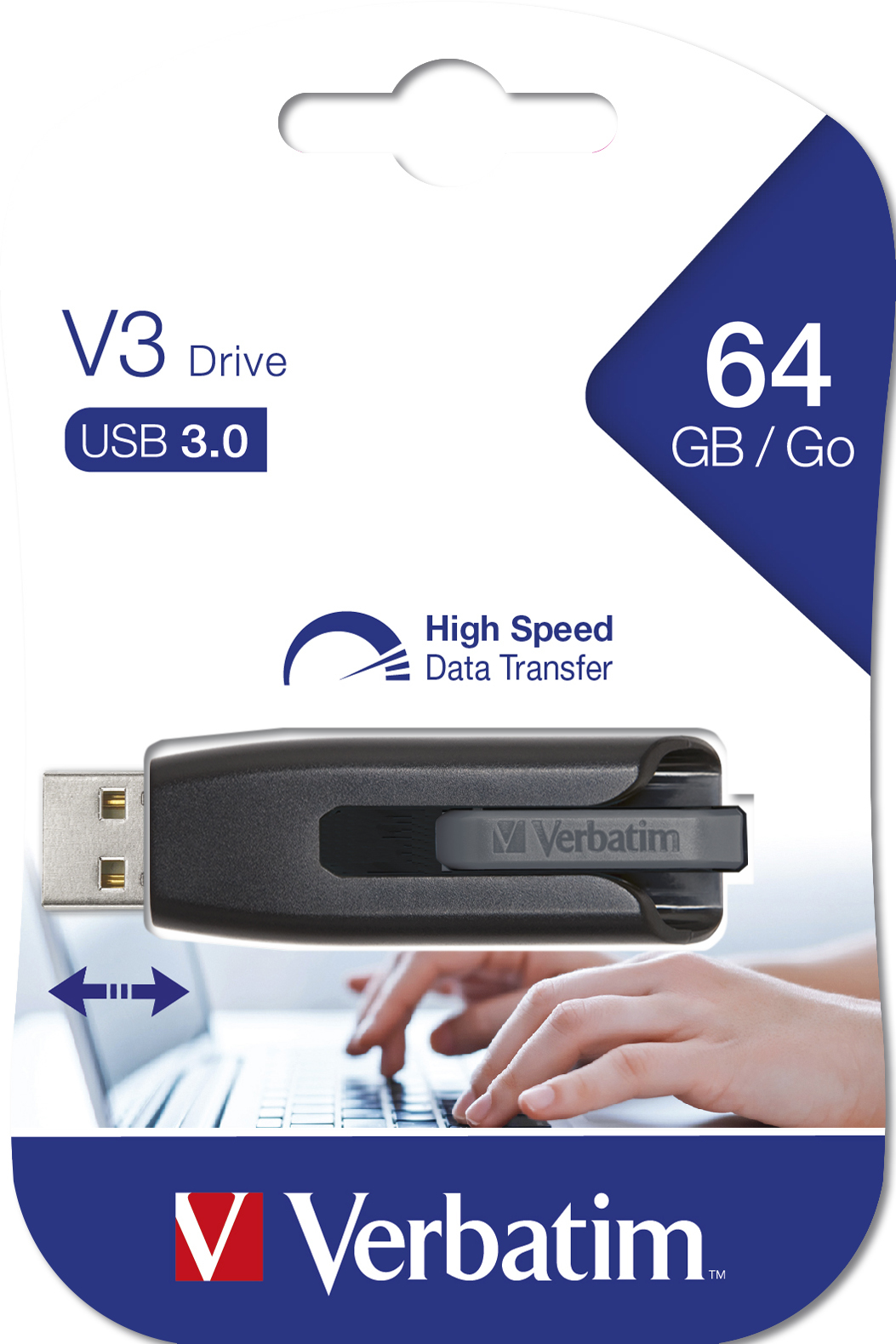 Voir la diapositive 4 : VERBATIM Cle usb Store'n'Go V3 Drive 64 GB