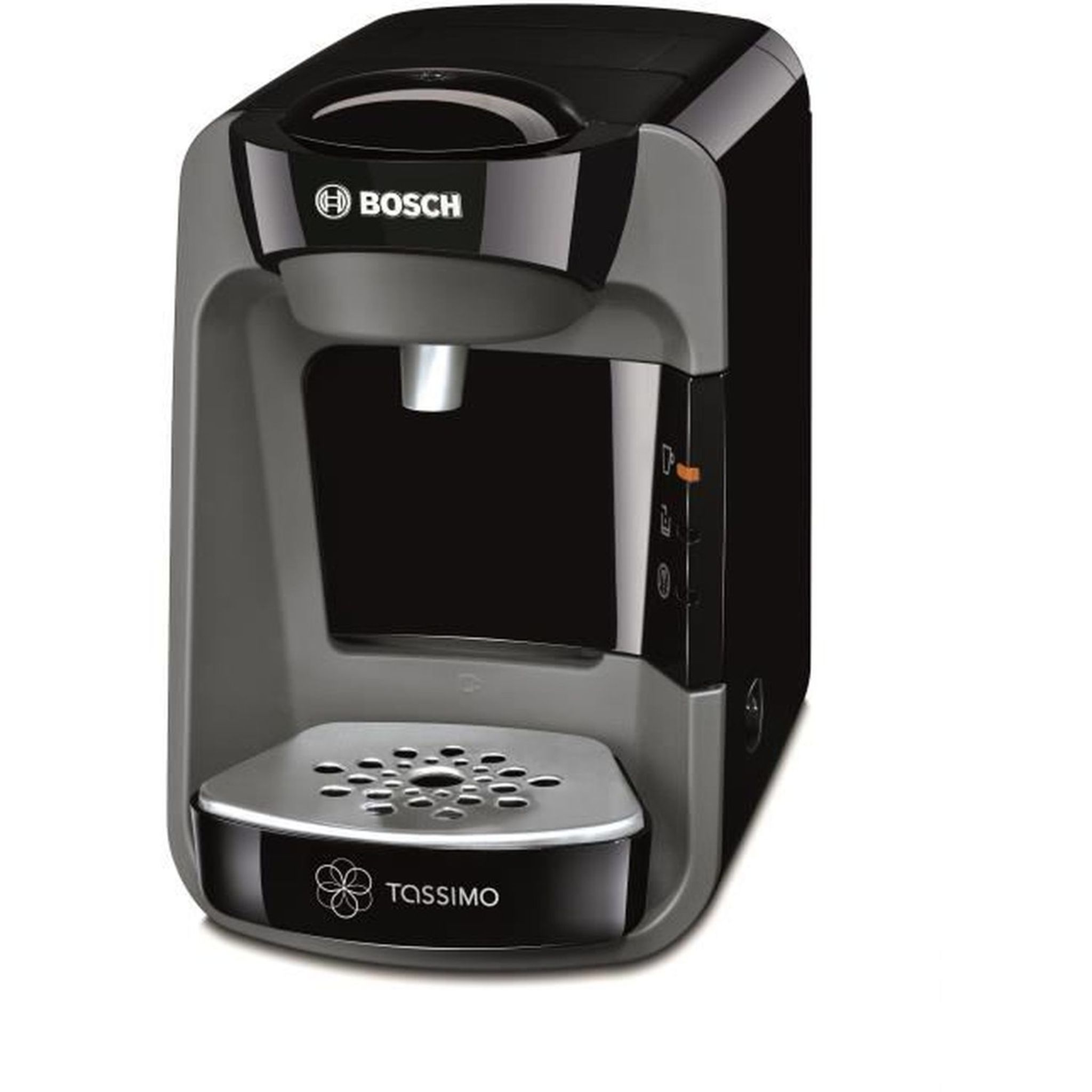 Voir la diapositive 2 : BOSCH Cafetière à dosettes Tassimo TAS3702 All Black, Noir