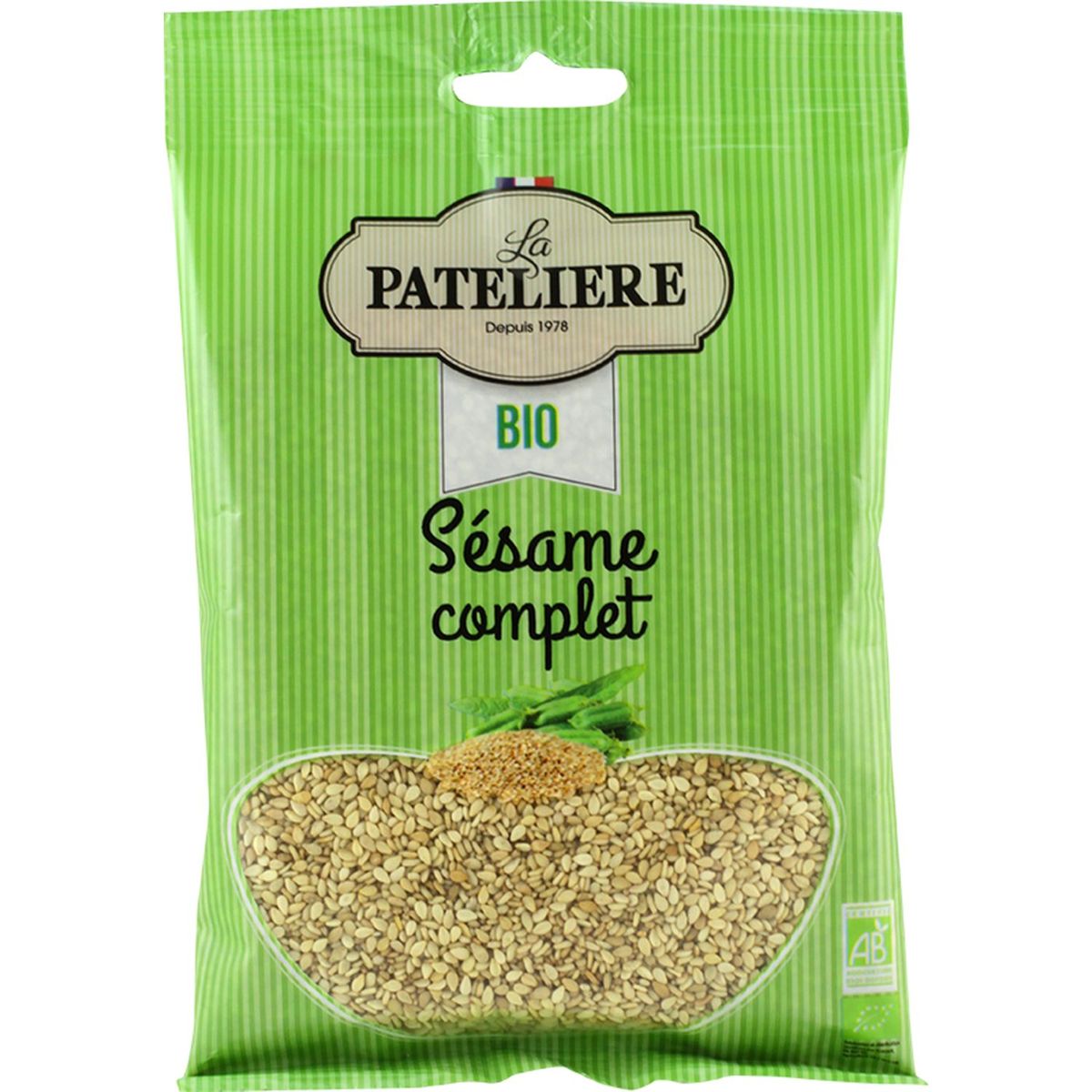 LA PATELIERE La Patelière sésame complet bio 125g