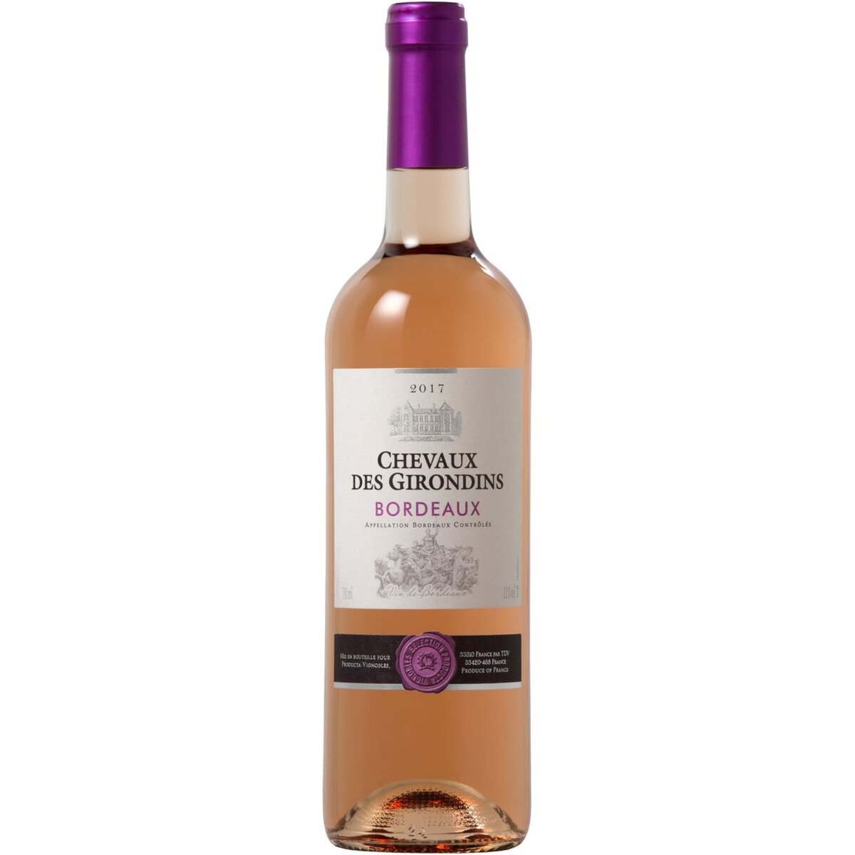 AOP Bordeaux Chevaux des Girondins rosé 75cl