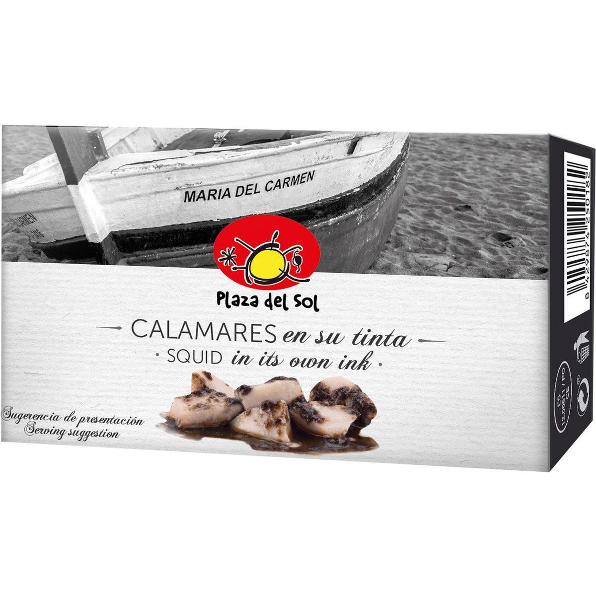 PLAZA DEL SOL Plaza Del Sol calamars encre boîte de 120g