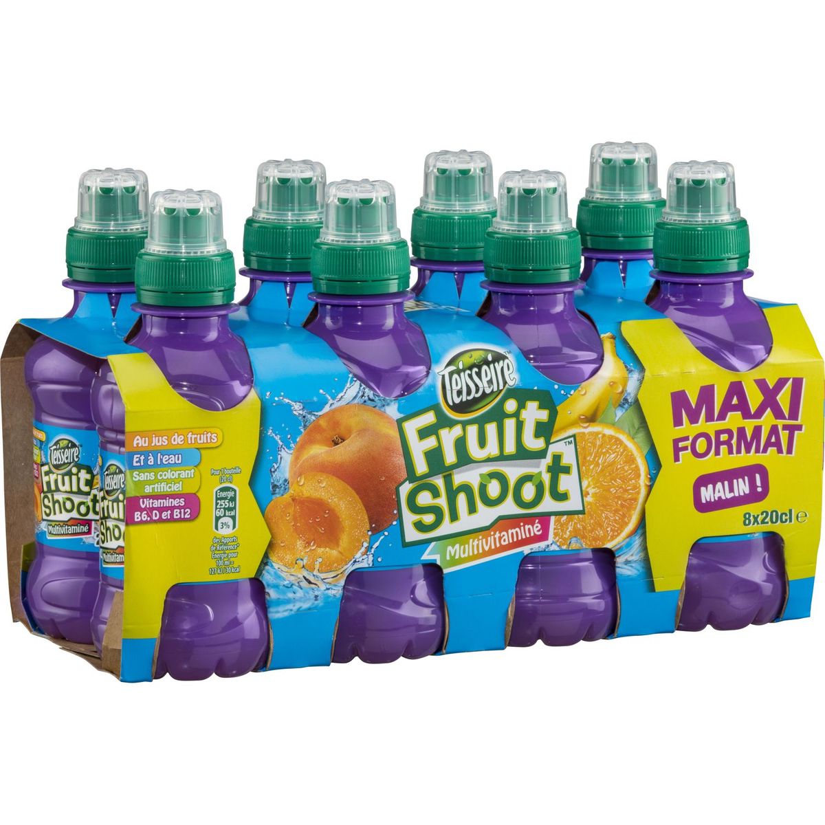 TEISSEIRE Teisseire fruit shoot multivitamines 8x20cl
