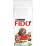 FIDO Croq mix croquettes au boeuf céréales et légumes pour chien 10kg