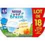 NESTLE Nestlé ptit brassé nature abricot banane 18x60g dès 4/6mois