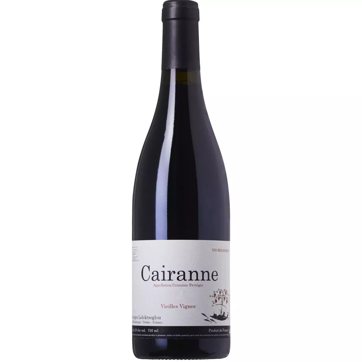 Vin rouge AOP Cairanne Bio Vieilles Vignes Georges Leleksoglou 2016 75cl