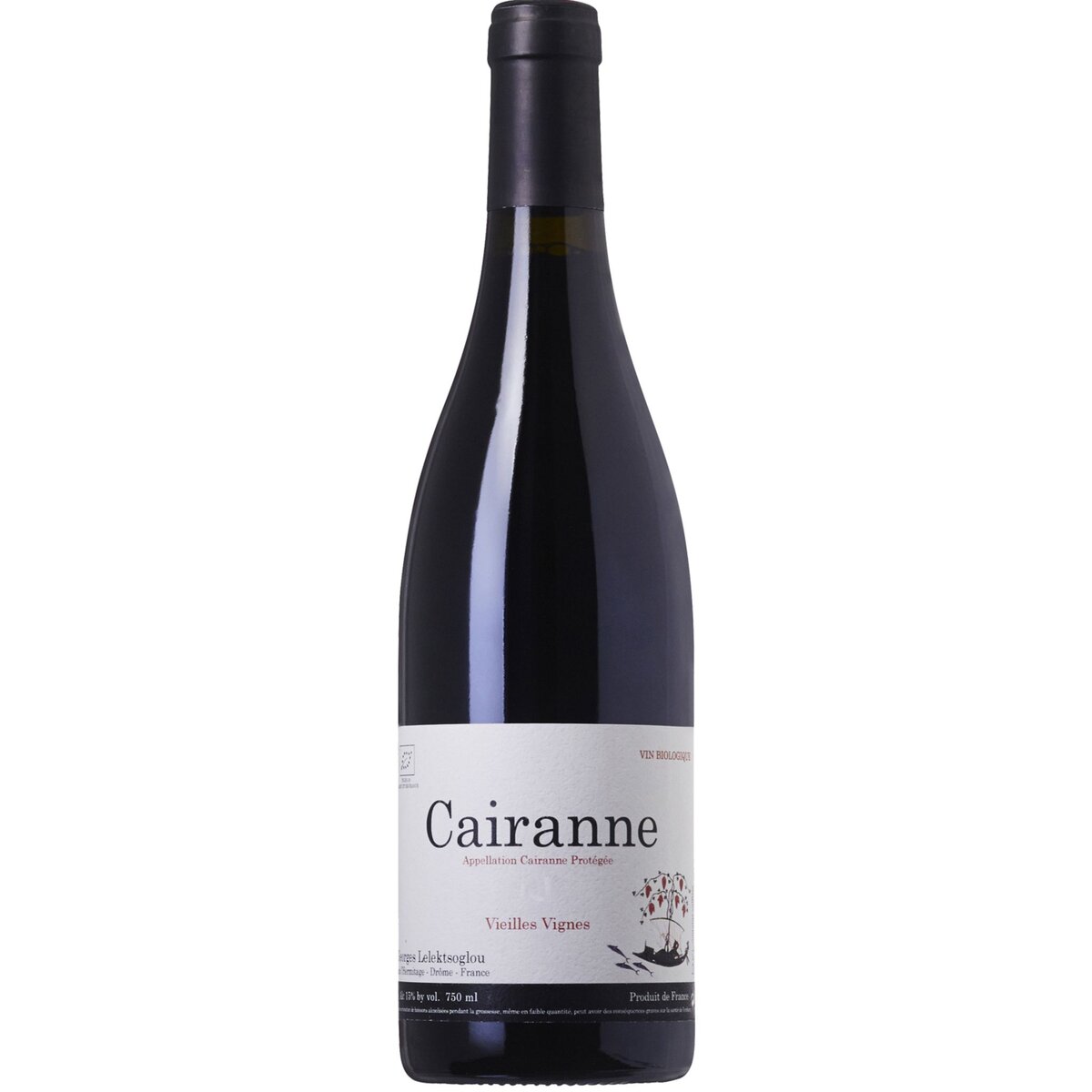 Vin rouge AOP Cairanne Bio Vieilles Vignes Georges Leleksoglou 2016 75cl