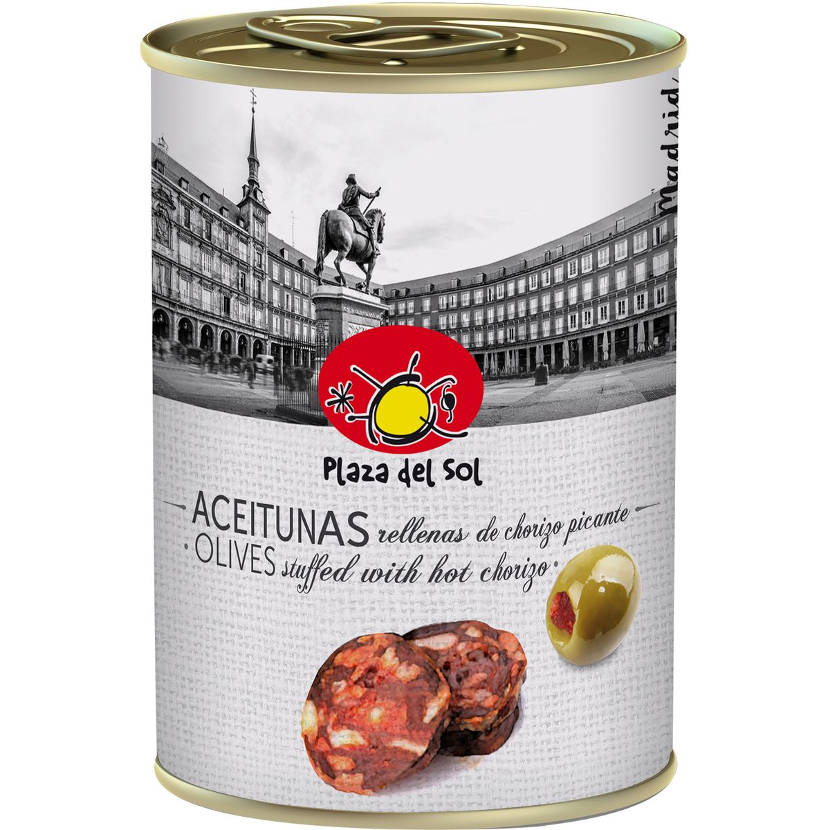 PLAZA DEL SOL Plaza Del Sol olives farcies au chorizo piquant 120g