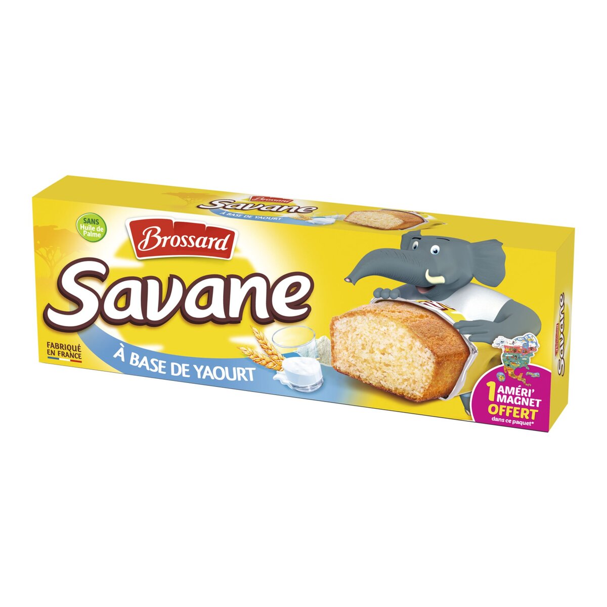SAVANE Gâteaux au yaourt, sachets individuels 7 gâteaux 189g