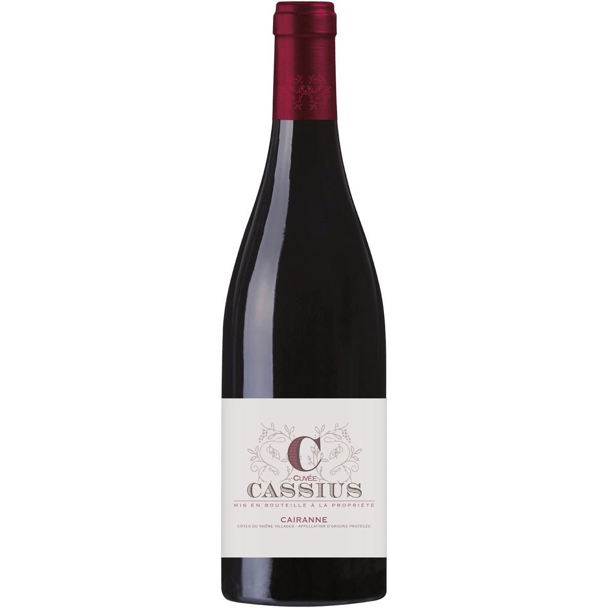 Cairanne rouge cuvée Cassius 2016 -75cl