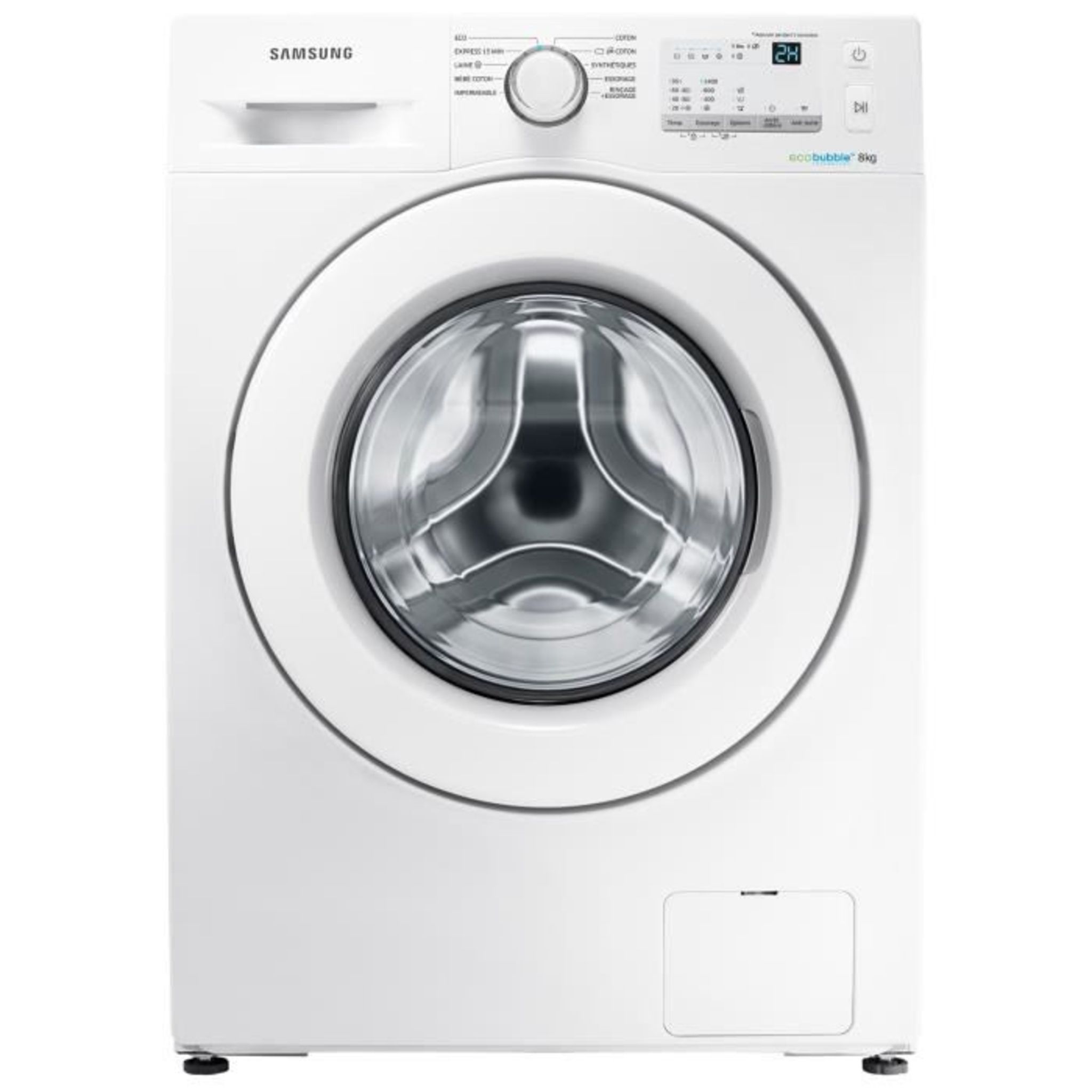 Voir la diapositive 3 : SAMSUNG Lave-linge hublot WW80J5555DA - 8 KG, 1400 T/min,