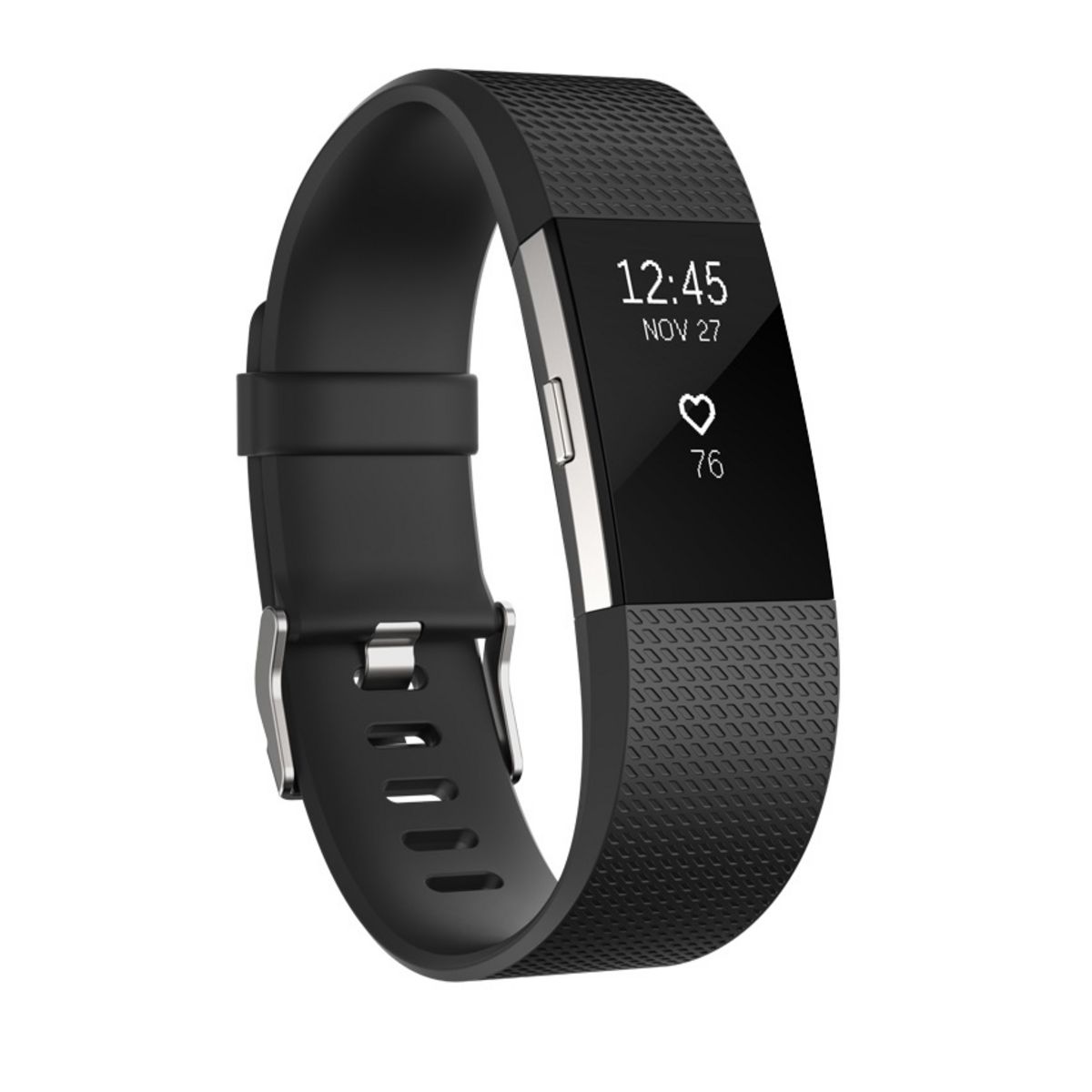 FIT BIT Bracelet connecté - Charge2 - Bluetooth - Noir - Taille S