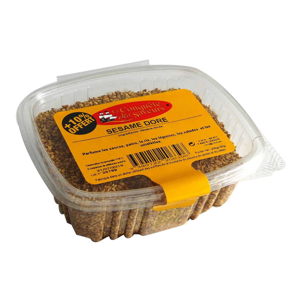 sésame doré 200g +10% offert