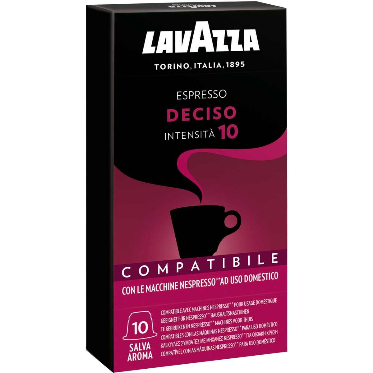 LAVAZZA Lavazza espresso deciso n°10 nespresso capsule x10 -55g