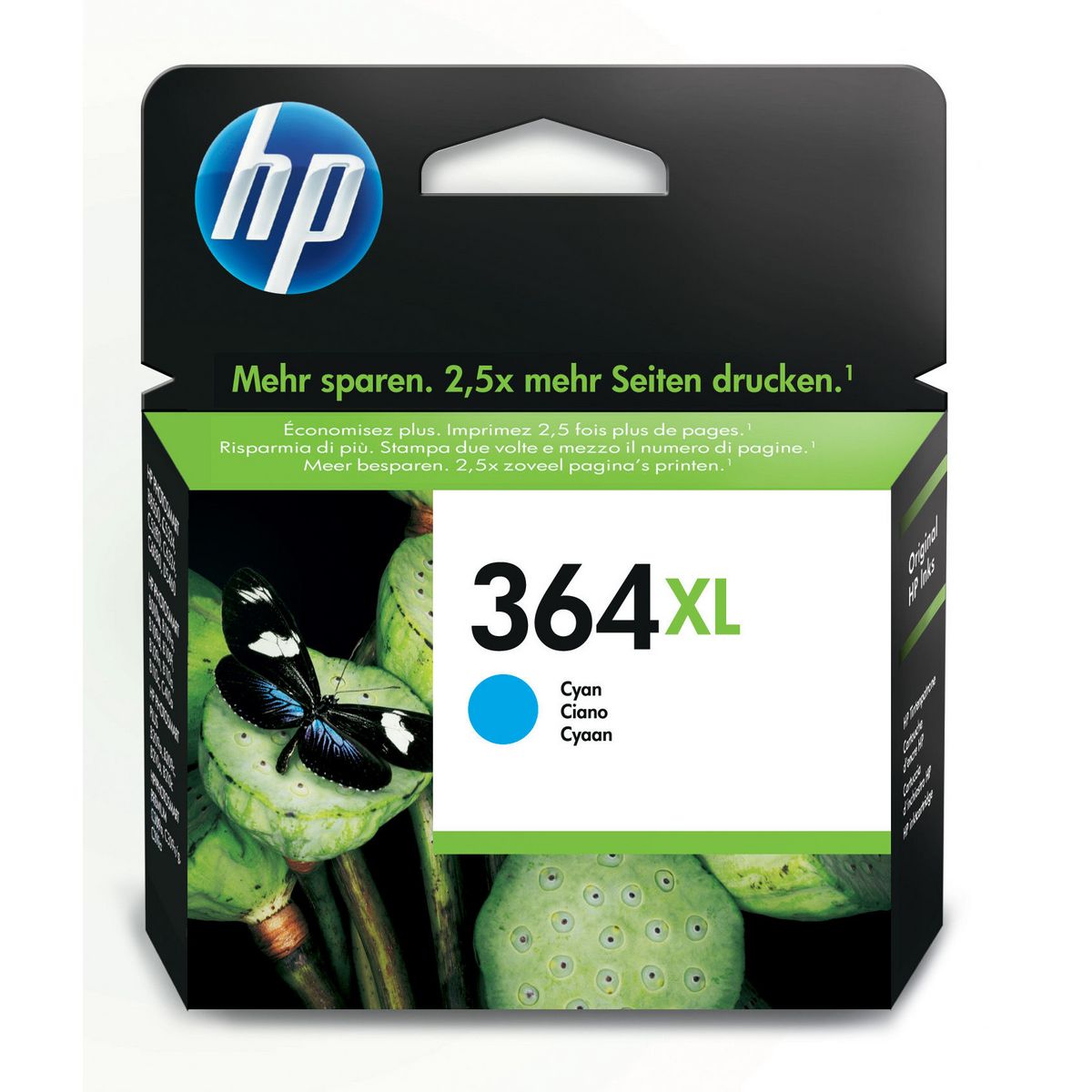 HP Cartouche d'Encre HP 364XL Cyan grande capacité Authentique (CB323EE)