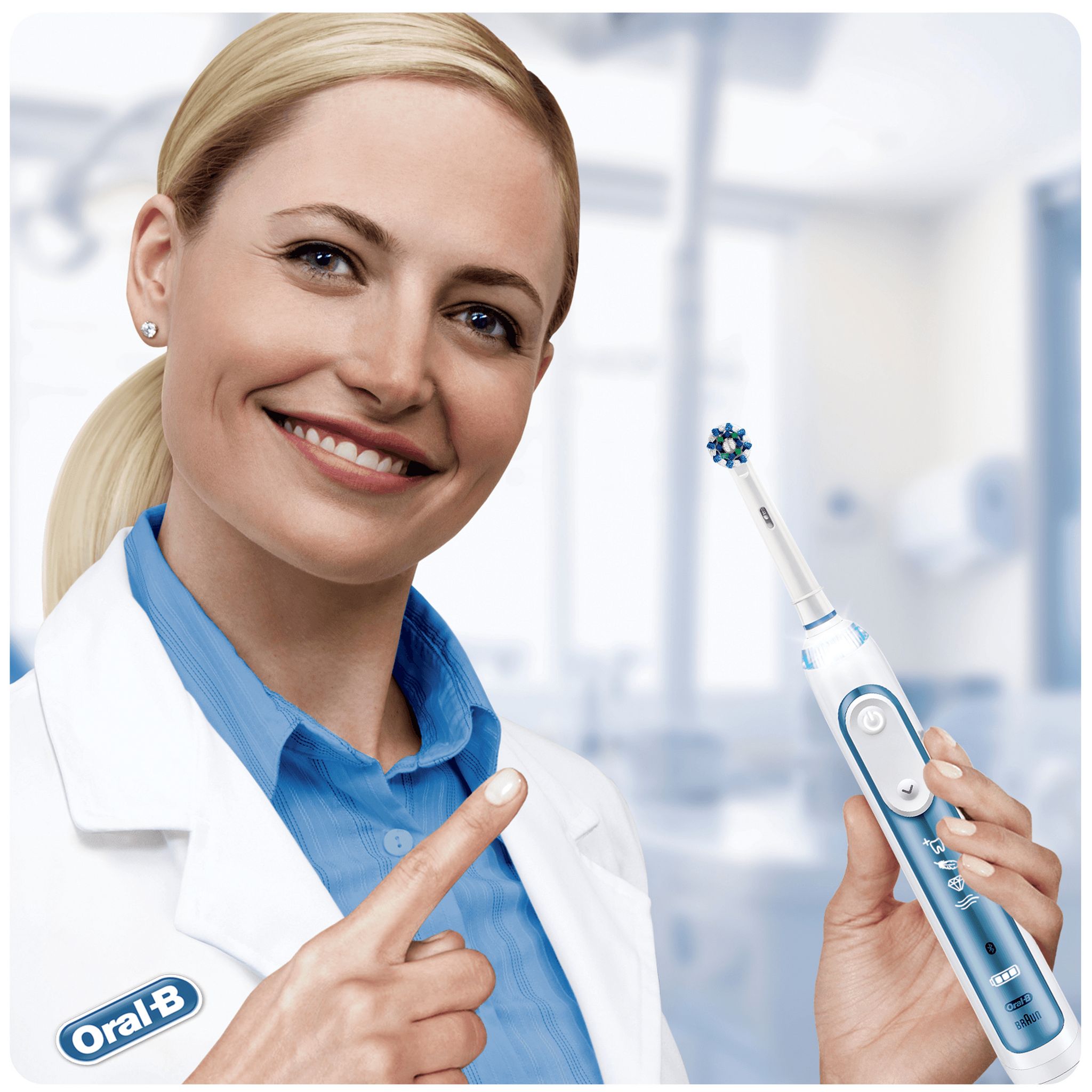 Voir la diapositive 15 : Brosse à dents Bluetooth Oral-B SMART 6100s Sensitive