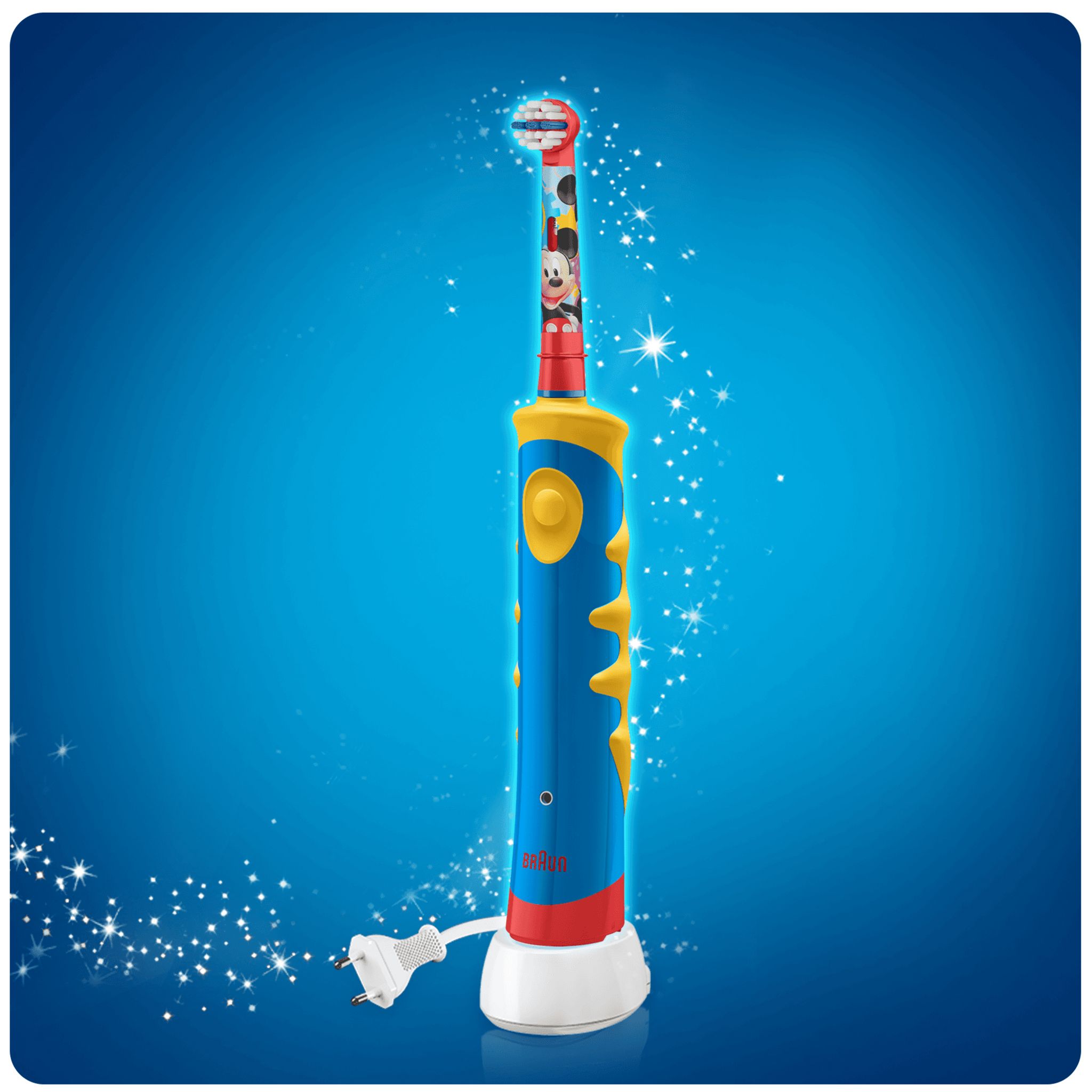 Voir la diapositive 32 : ORAL B Brosses à dent Pack Famille avec 2 manches, 1 manche Pro 700 Cross action + 1 Manche Stages Power pour enfants